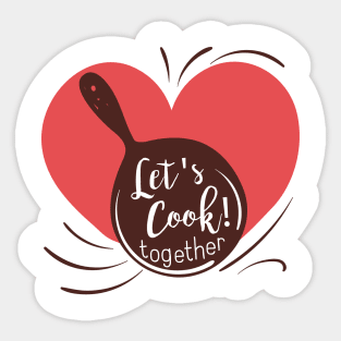 Cooking Together Sticker